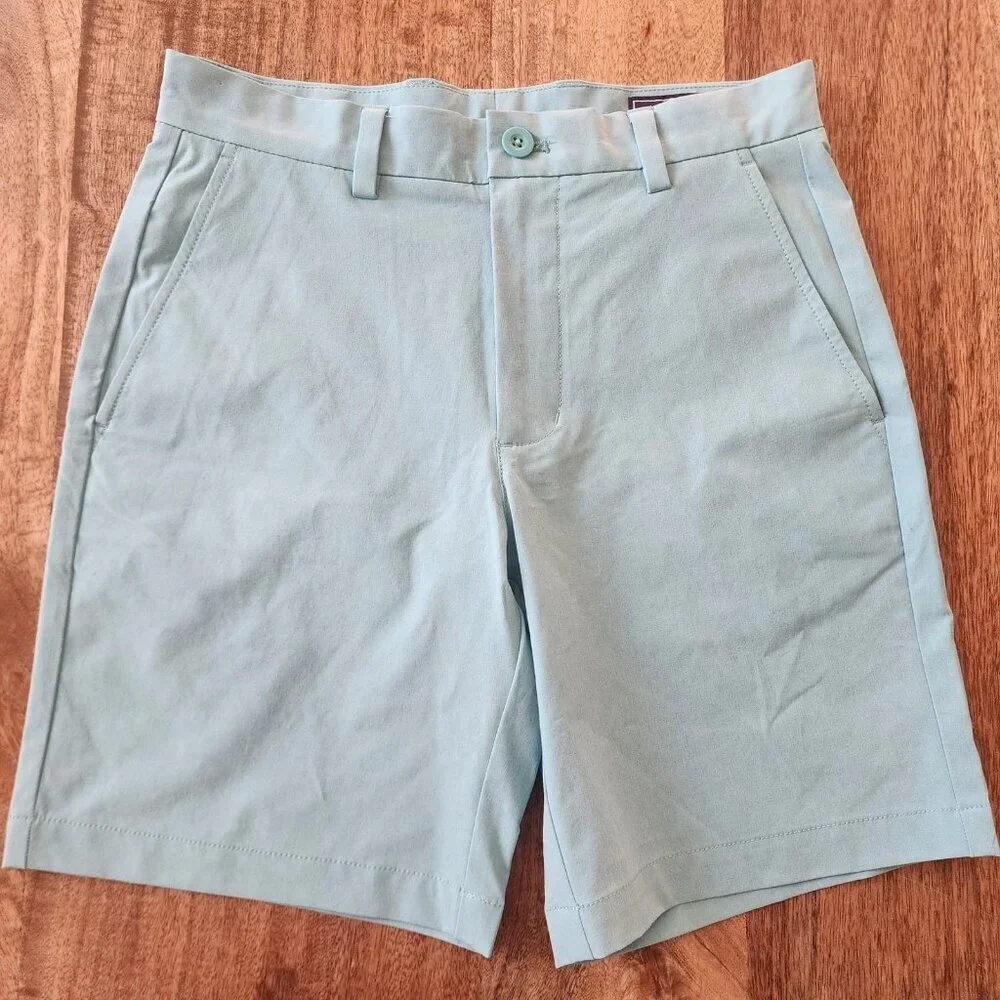 Vineyard Vines Shorts Mens 28 Aqua Performance Breaker Short Golf Casual